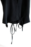 Linen Vest Black