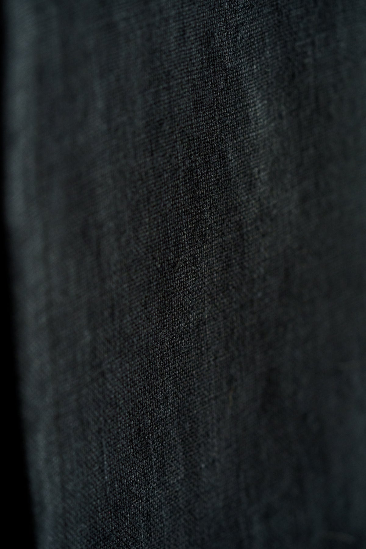 Linen Wrap Pant Black