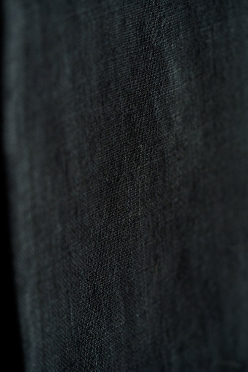 Linen Vest Black