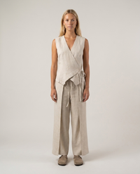 Linen Vest Natural