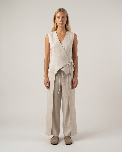 Linen Vest Natural