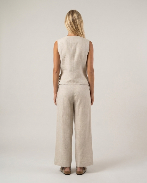 Linen Vest Natural