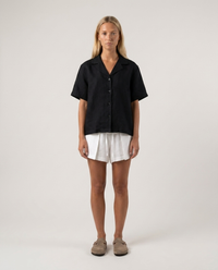 Linen Shirt Black