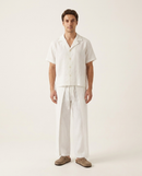 Linen Wrap Pant Off-White