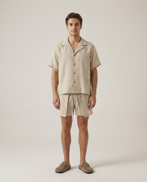 Linen Wrap Short Natural