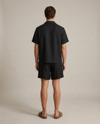 Linen Wrap Short Black