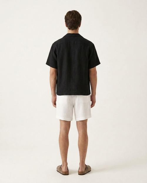 Linen Shirt Black