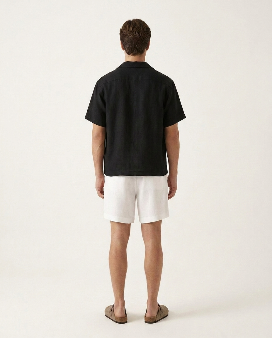 Linen Shirt Black